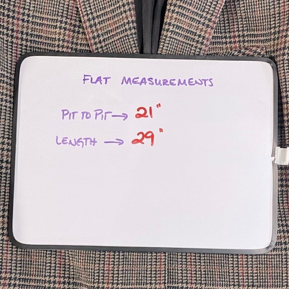 Evidence Black Beige Red Houndstooth Blazer with Black Velvet Collar 8 - Picture 9 of 13